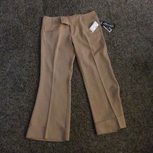 Mandees brand short beige slacks new with tags